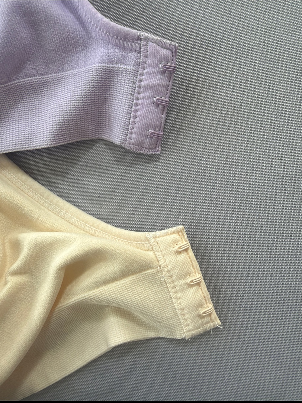 Truekind Bundle of 2 Daily Comfort Wireless Bras size 3X lavender purple & cream - Picture 3 of 7